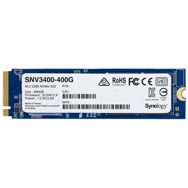 Synology SNV3400-400G SSD NVMe M.2 2280