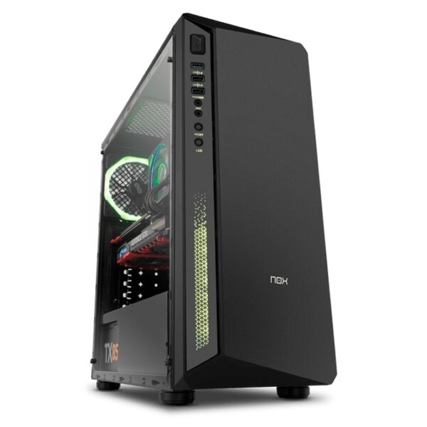 Nox Caja Semitorre ATX Infinity Atom  RGB