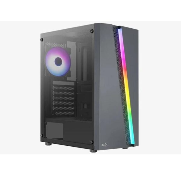 AEROCOOL Caja Atx BLAD 12CM FAN Black