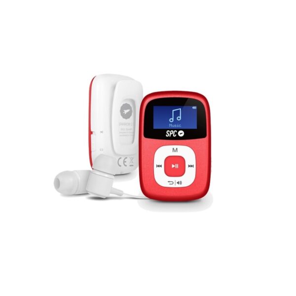 SPC Reproductor MP3 Clip 8644A 4GB Rojo